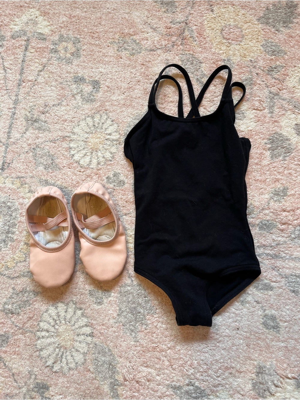 Kids Black Dance Leotard One-Piece